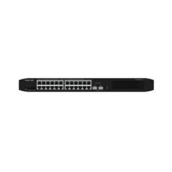 (RG-ES226GC-P) Ruijie 26-Port Gigabit Smart POE Switch, 24 Gigabit RJ45 POE/POE+ Ports,  2 SFP Slots, 370W PoE power budget,19-inch Rack-mountable Steel Case