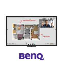 CP8601K BenQ Interactive Display for Business - DuoBoard 86 นิ้ว