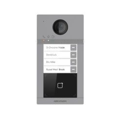 เครื่องอินเตอร์คอม INTERCOM 4 Button Metal Villa Door Station รุ่น DS-KV8413-WME1(B)