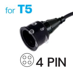 จุกยึดขั้วหลอดไฟกันน้ำ T5 4Pin