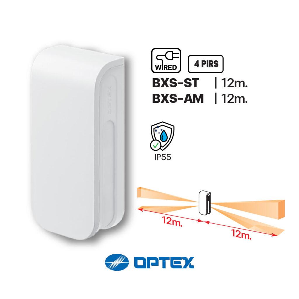 BXSST/BXSAM เซ็นเซอร์กันขโมย OPTEX (ภายนอกB ZONE) บริษัท อินไซเดอร์