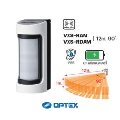 VXS-RAM/RDAM เซ็นเซอร์กันขโมย OPTEX (ภายนอกB ZONE)