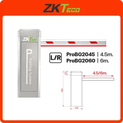ProBG2045/2060 L/R ZKteco ไม้กั้นทางรถยนต์ ยาว4.5-6เมตร