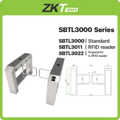 SBTL3000/3011/3022 ZKteco SBTL3000 Series เครื่องกั้นคนเข้า-ออก