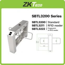 SBTL3200/3211/3222 ZKteco SBTL3200 Series เครื่องกั้นคนเข้า-ออก