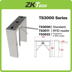 TS3000/3011/3022 ZKteco TS3000 Series เครื่องกั้นคนเข้า-ออก