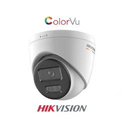 2 MP ColorVu with Smart Hybrid Light Fixed Turret Network Camera (DS-2CD1327G2H-LIU)