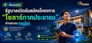 โซลาร์ภาคประชาชนสมัครออนไลน์ได้แล้ว เปลี่ยนหลังคาบ้านเป็นพลังงานสะอาด ลดค่าไฟ และสร้างรายได้จากไฟส่วนเกิน